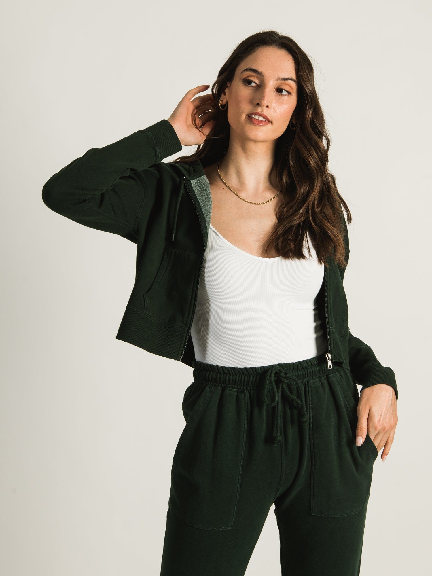 HARLOW JOSIE ZIP UP HOODIE sold by Harlow