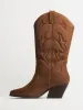 WOMENS HARLOW STASSIE COWBOY BOOTS - BROWN sold by Harlow
