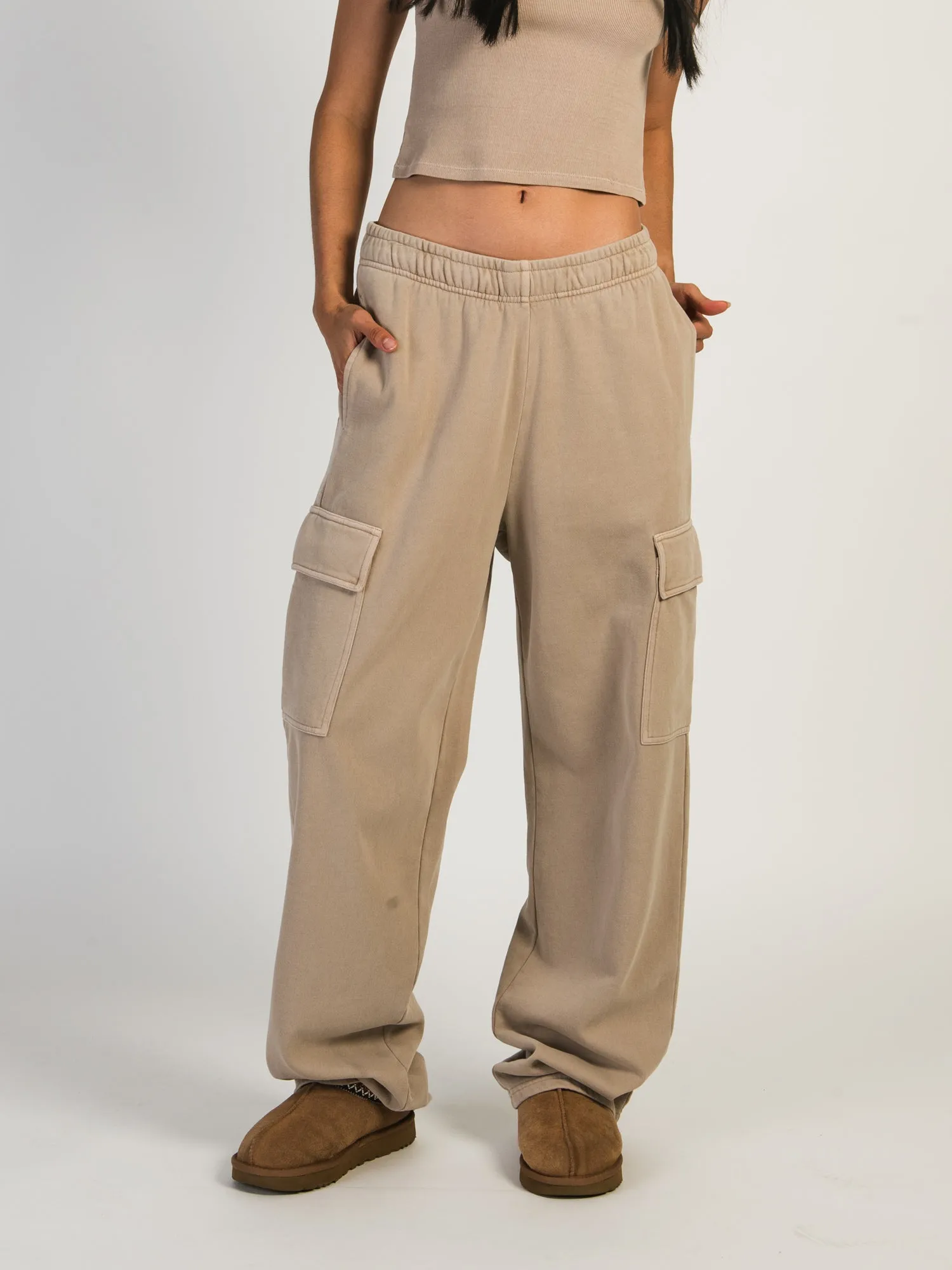 HARLOW ANDI CARGO SWEATPANTS - MOCHA sold by Harlow product image thumbnail 2