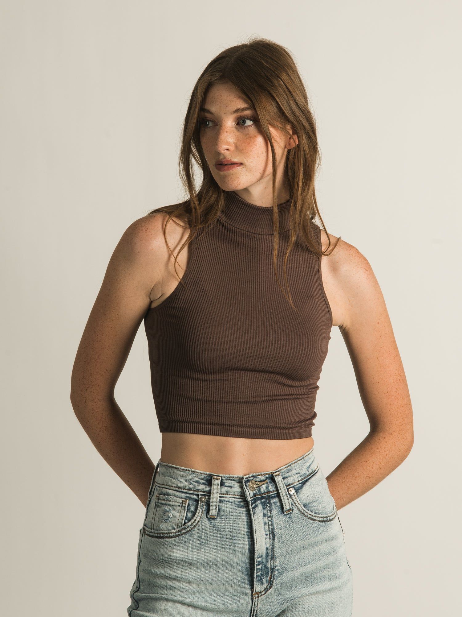 HARLOW MOCK SLEEVELESS TANK TOP sold by Harlow product image thumbnail 2