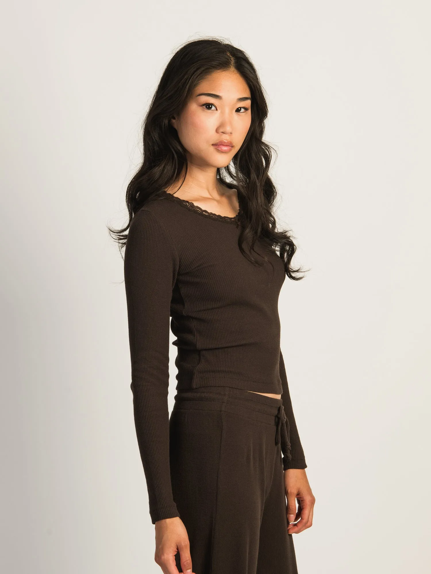 HARLOW LILY LONG SLEEVE - CHOCOLATE sold by Harlow product image thumbnail 2