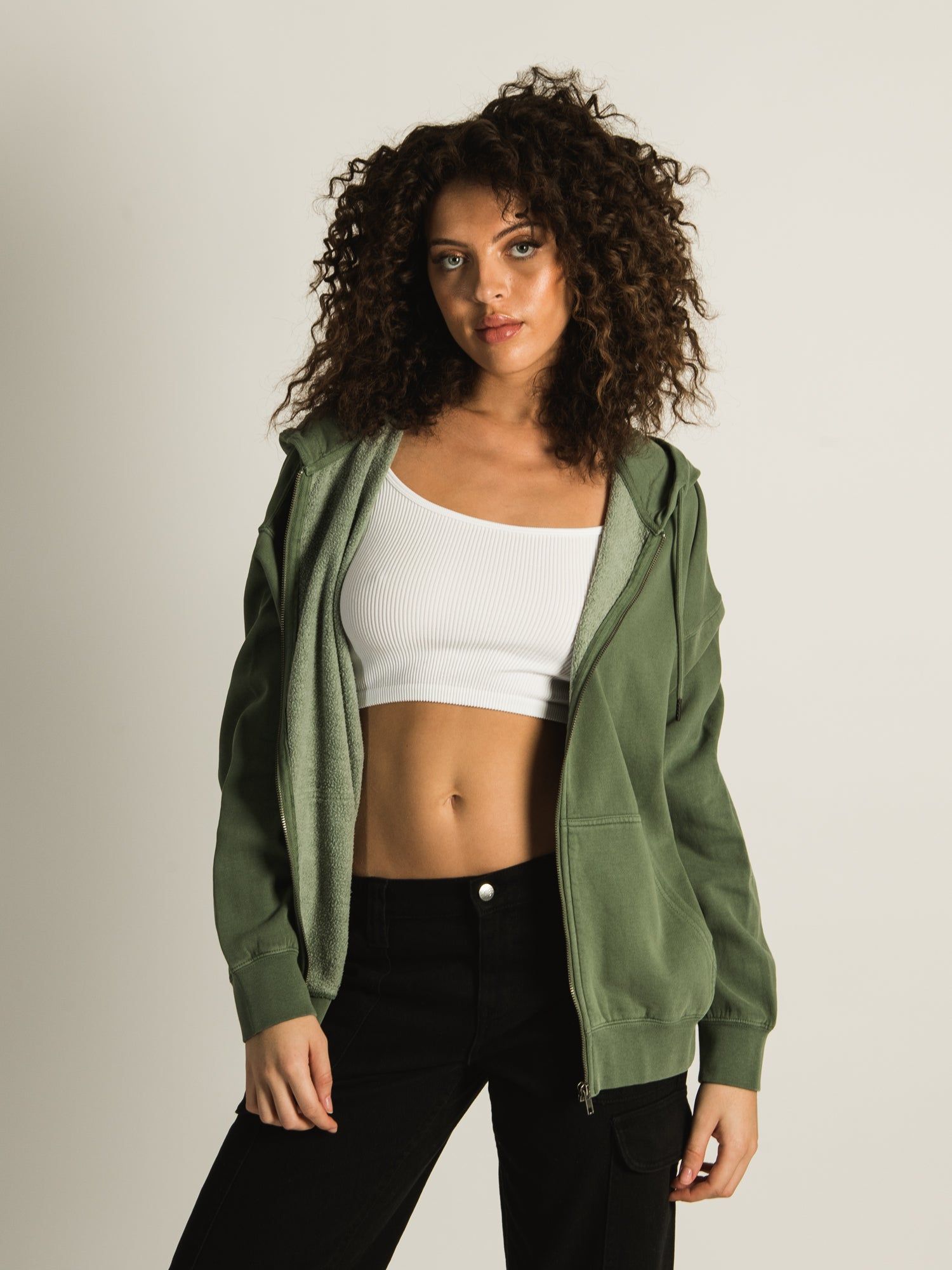 HARLOW MARIAH OVERSIZED ZIP UP HOODIE sold by Harlow