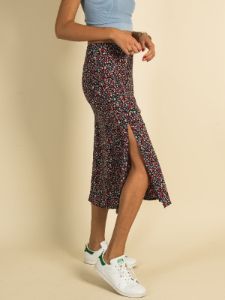 HARLOW MIDI SLIT SKIRT sold by Harlow