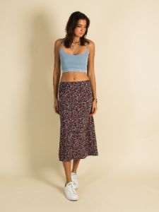 HARLOW MIDI SLIT SKIRT sold by Harlow