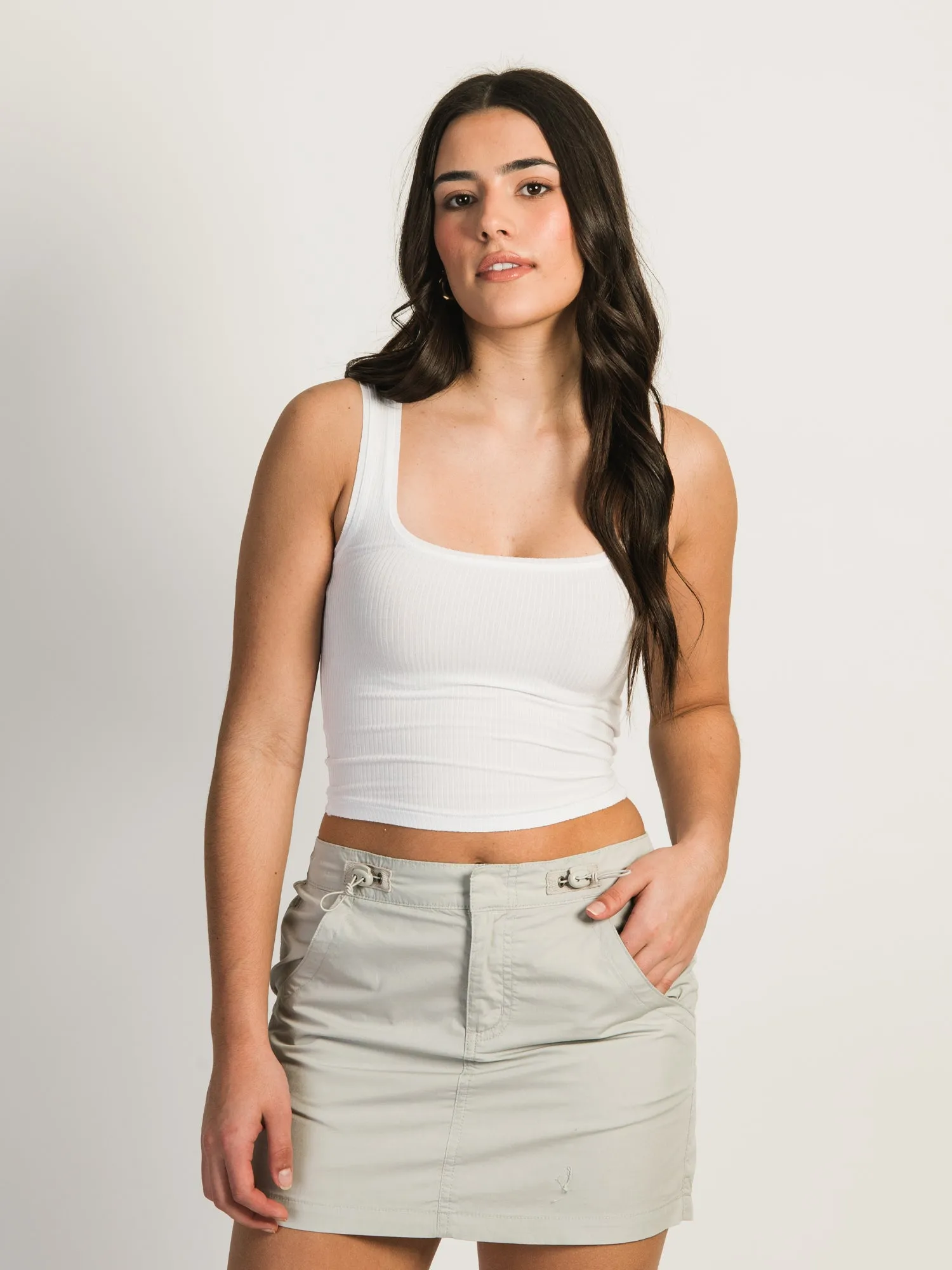 HARLOW LUCIE TANK TOP - WHITE sold by Harlow