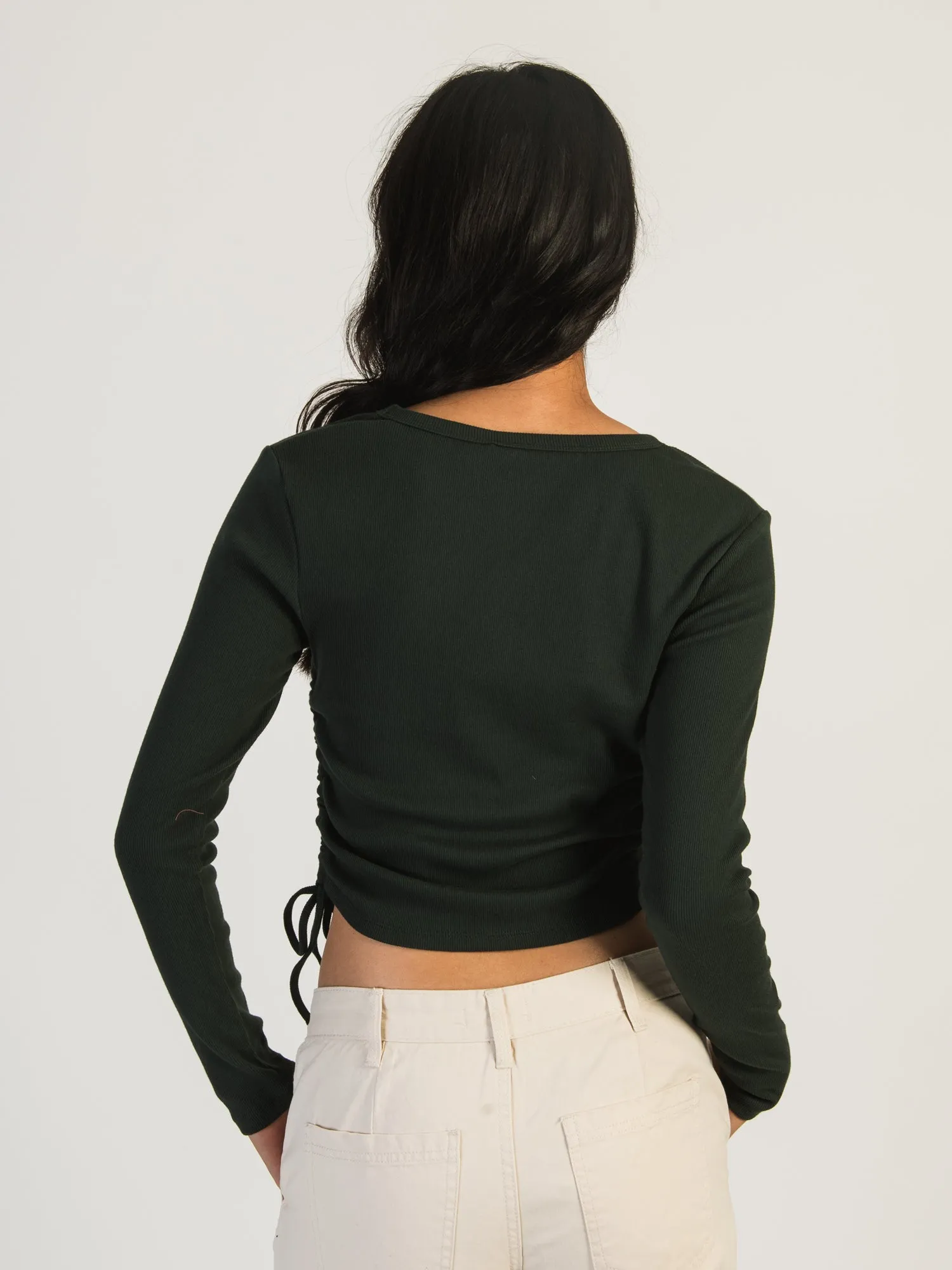 HARLOW RACHEL RUCHED LONG SLEEVE - FOREST sold by Harlow product image thumbnail 4