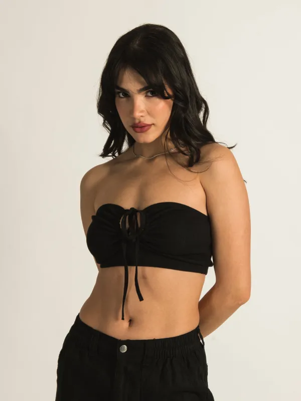 HARLOW TWIST HALTER TOP sold by Harlow