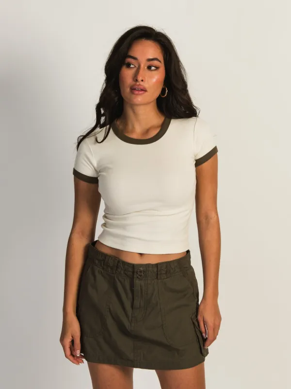 HARLOW ALEX TEE - CREAM sold by Harlow