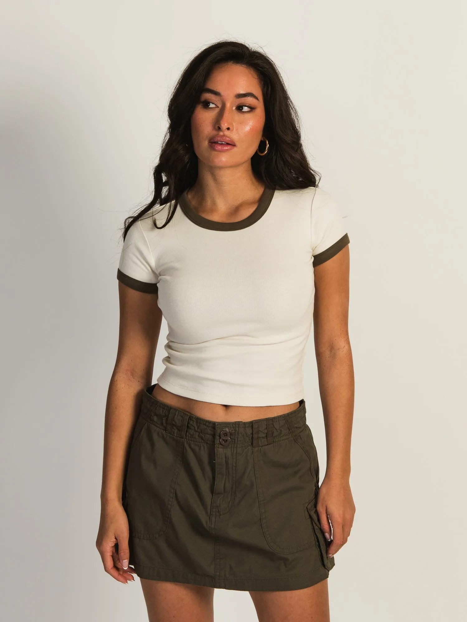 HARLOW ALEX TEE - CREAM sold by Harlow