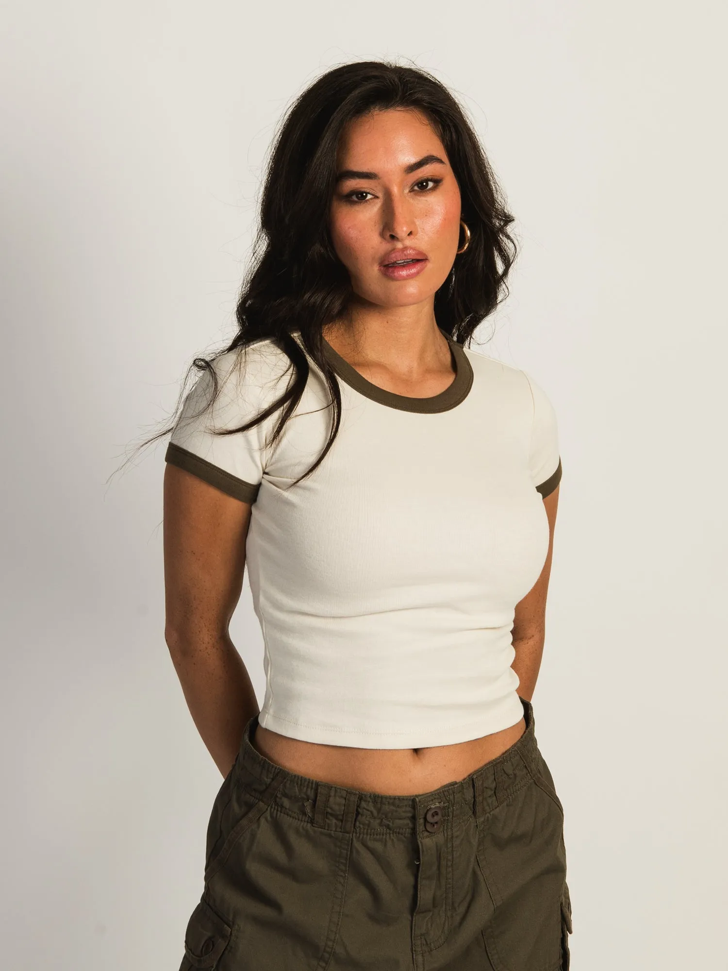 HARLOW ALEX TEE - CREAM sold by Harlow product image thumbnail 2
