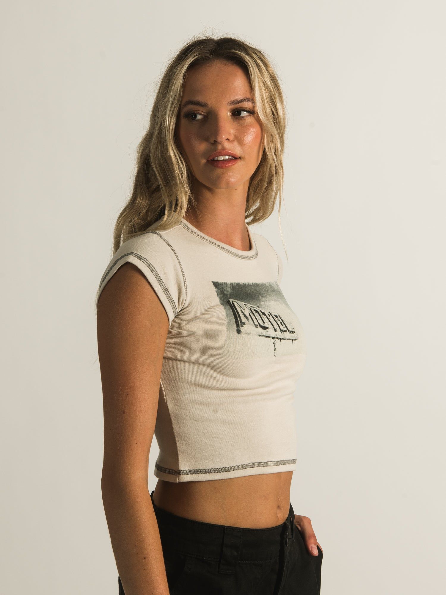 HARLOW GABY BABY TEE sold by Harlow product image thumbnail 5