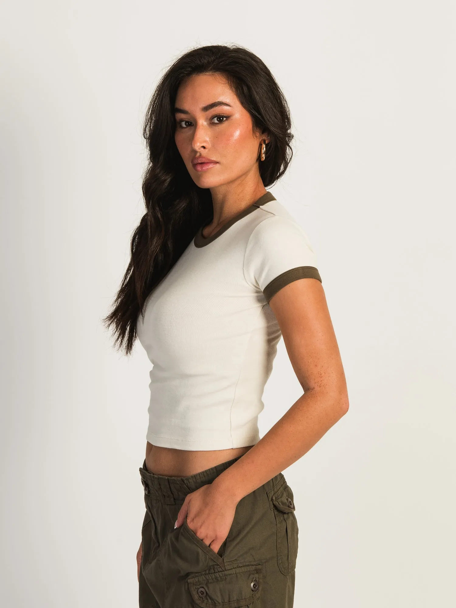 HARLOW ALEX TEE - CREAM sold by Harlow product image thumbnail 3