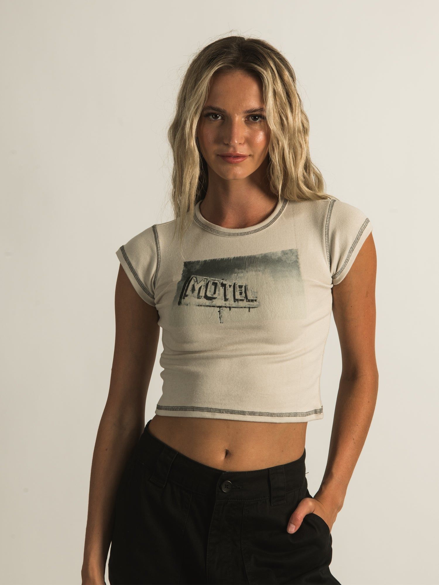 HARLOW GABY BABY TEE sold by Harlow product image thumbnail 2