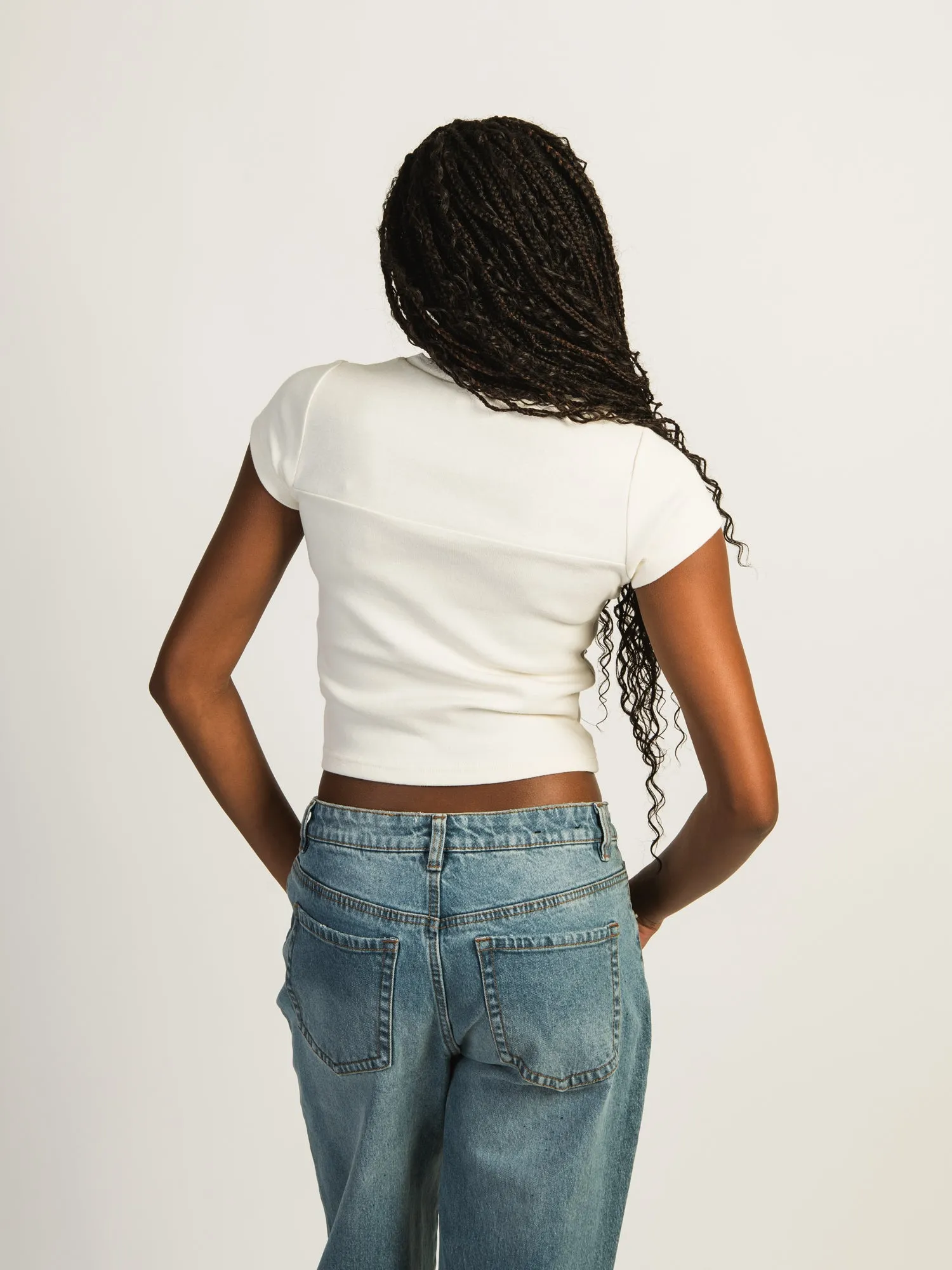 HARLOW JENNIE TEE - OFF WHITE sold by Harlow product image thumbnail 3