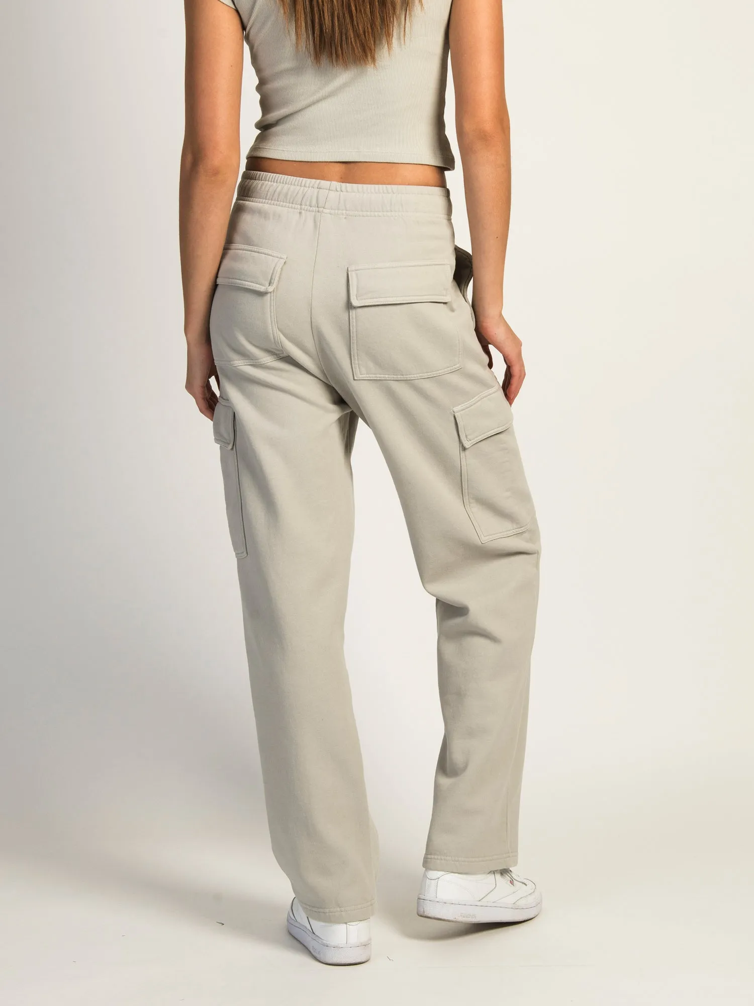 HARLOW ANDI CARGO SWEATPANTS - ROCK sold by Harlow product image thumbnail 4