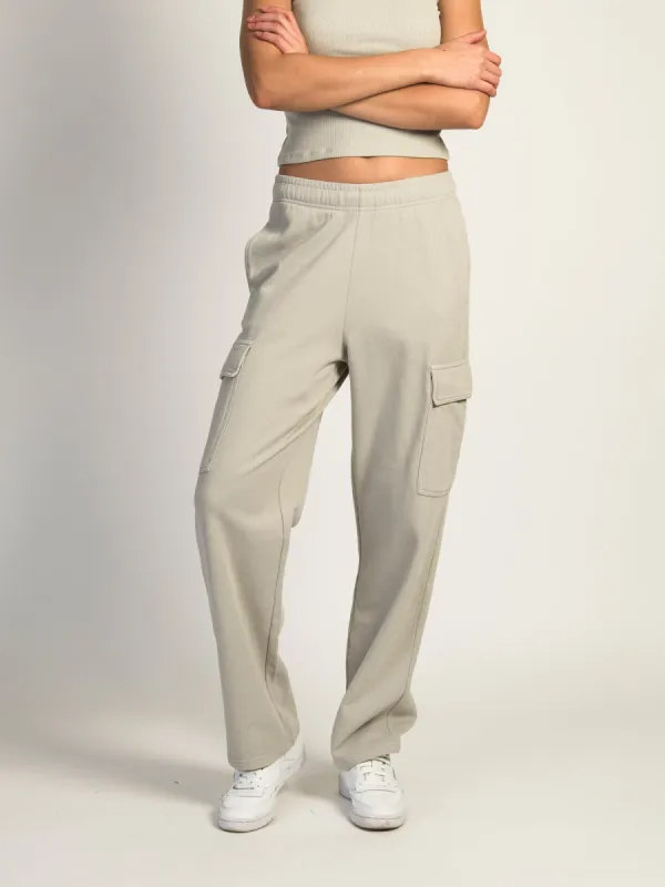 HARLOW ANDI CARGO SWEATPANTS - ROCK made by Harlow