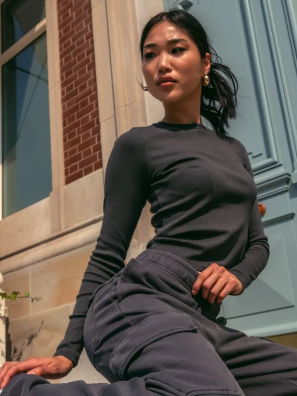 HARLOW RIVER RIBBED LONG SLEEVE sold by Harlow