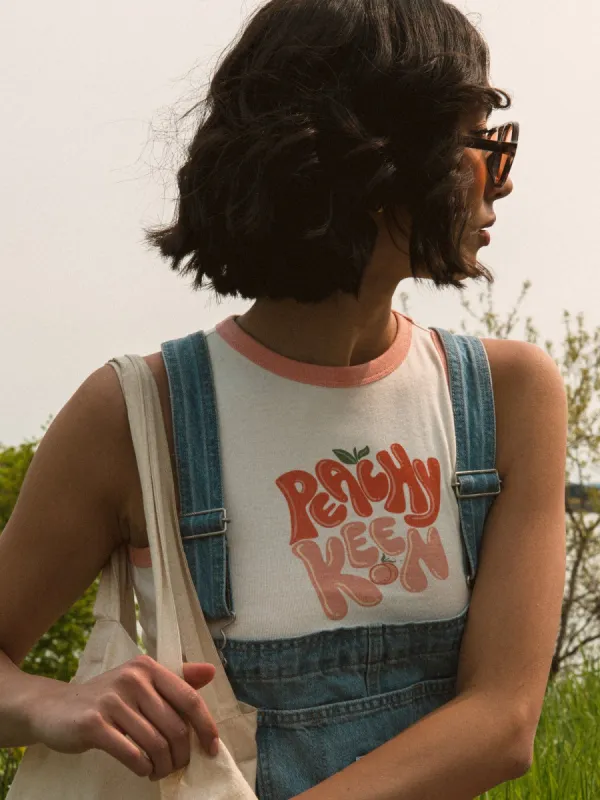 HARLOW COLOURBLOCK SCREEN TANK TOP sold by Harlow