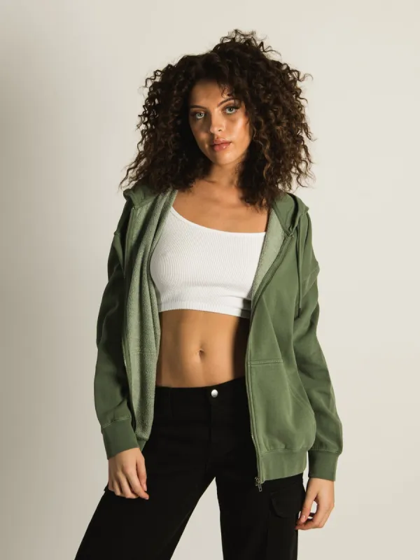 HARLOW MARIAH OVERSIZED ZIP UP HOODIE sold by Harlow