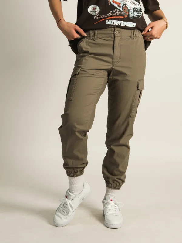 HARLOW HIGHRISE ELASTIC CARGO JOGGER sold by Harlow