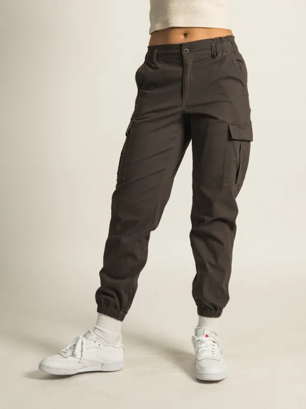 HARLOW HIGHRISE ELASTIC CARGO JOGGER sold by Harlow