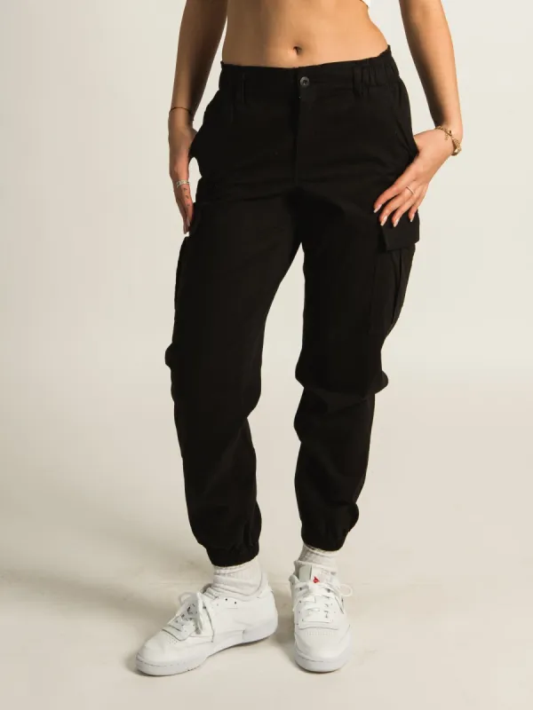 HARLOW HIGHRISE ELASTIC CARGO JOGGER sold by Harlow