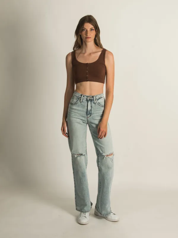 HARLOW RIB SNAP BRALETTE sold by Harlow