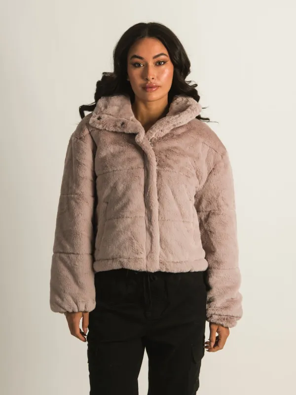 HARLOW FAY FAUX FUR JACKET sold by Harlow