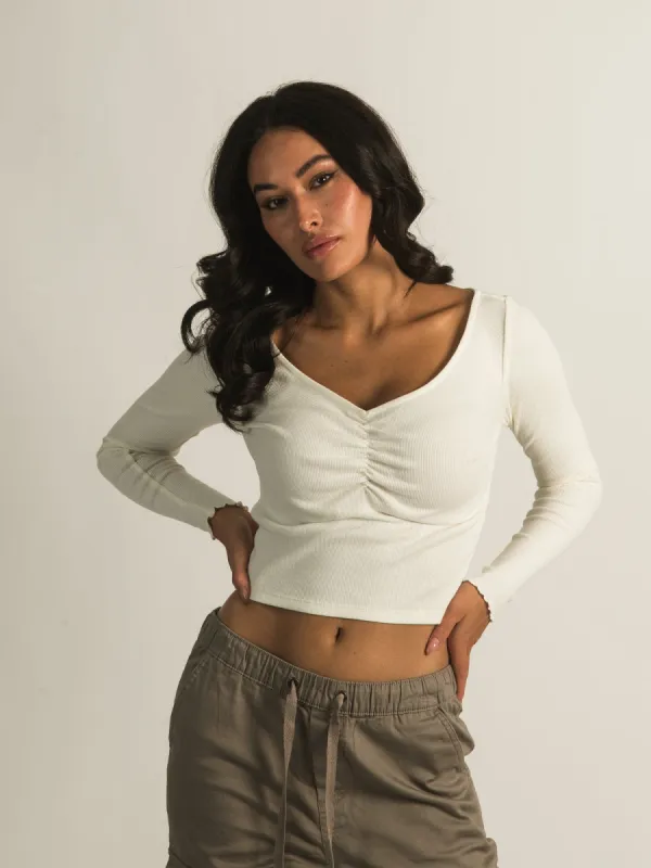 HARLOW KYLIE LONG SLEEVE VNECK sold by Harlow