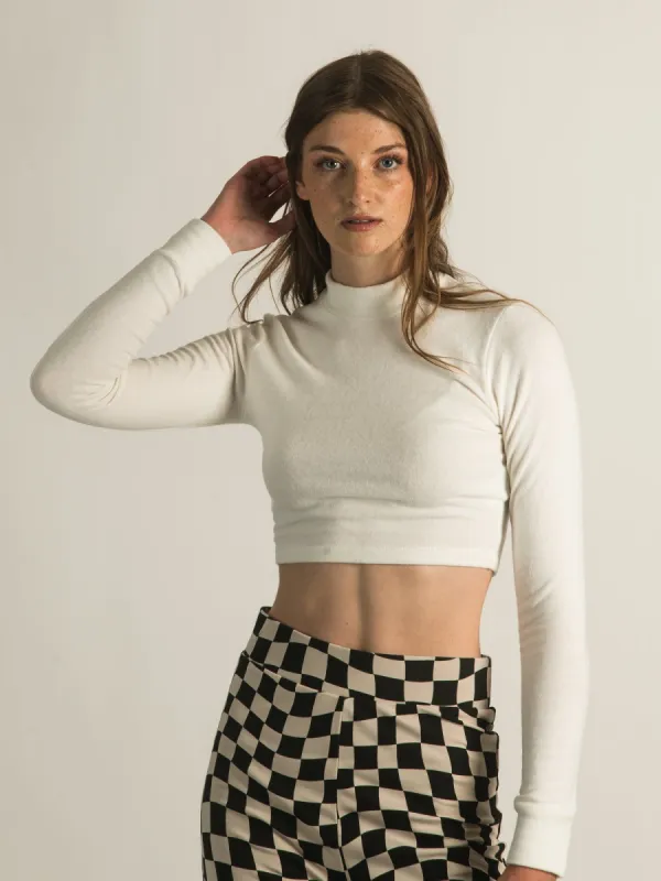 HARLOW PLUSH MOCKNECK sold by Harlow