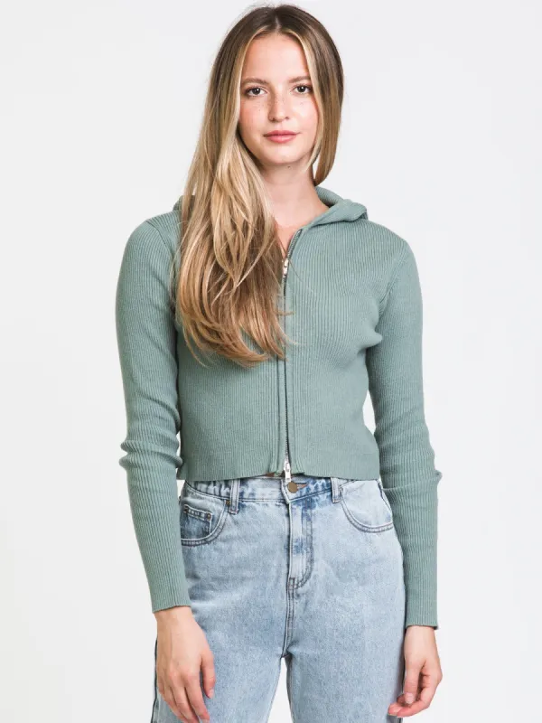 HARLOW CHARLIE ZIP UP HOODIE sold by Harlow