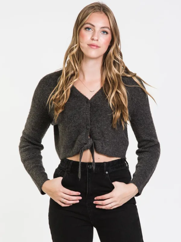 HARLOW ADDISON TIE UP CARDI made by Harlow