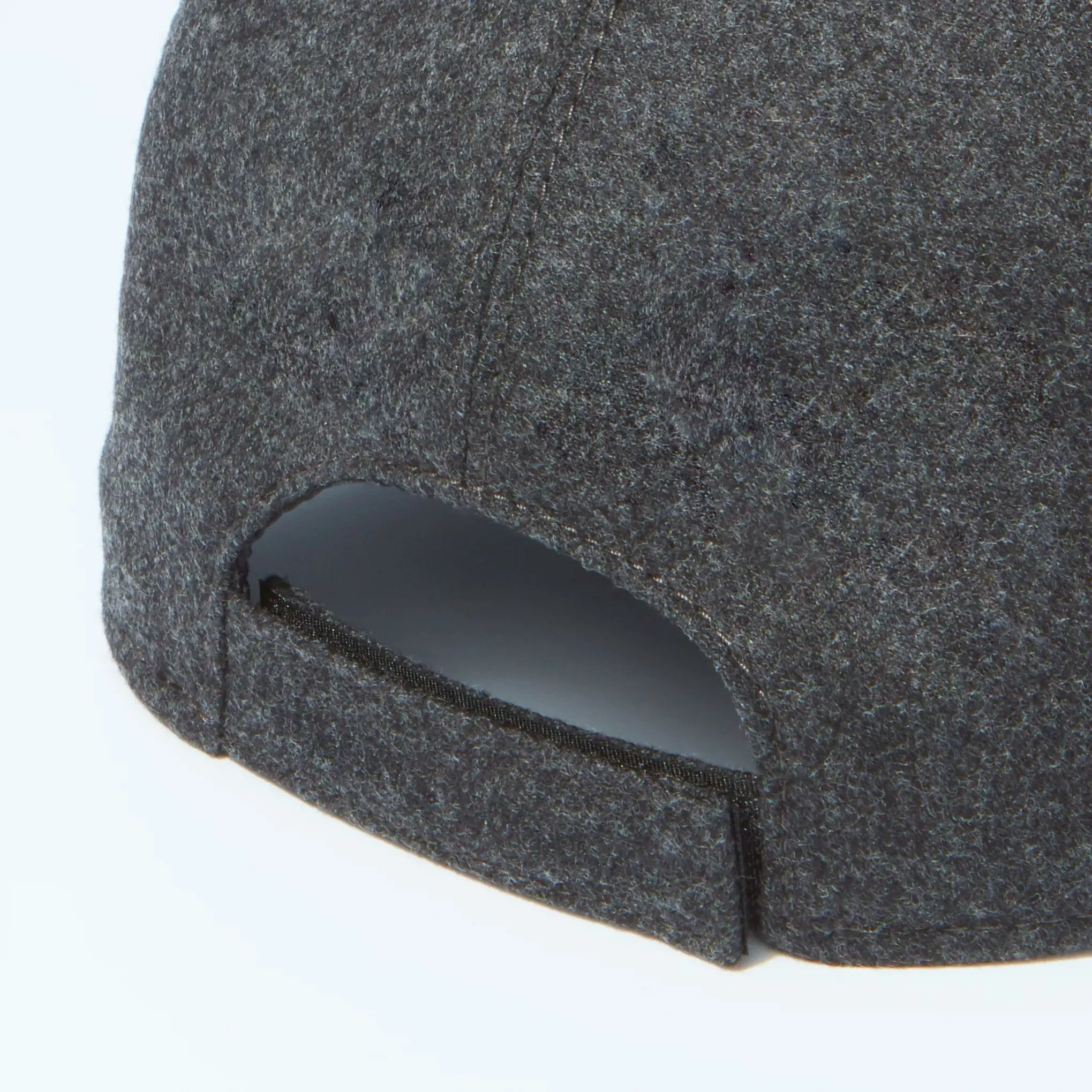 Baseball Cap Wool Cashmere Grey sold by Harry's of London product image thumbnail 2