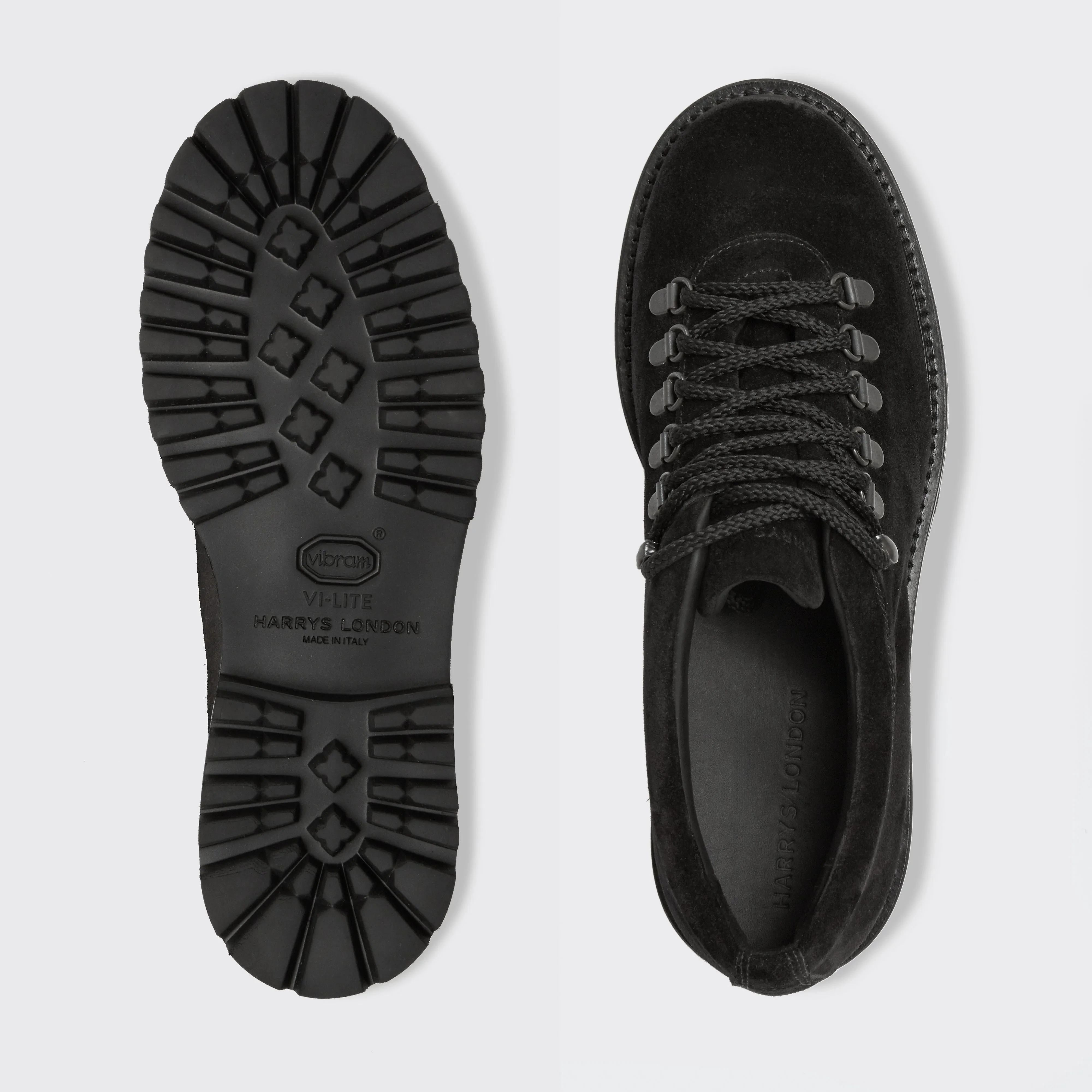 Hobart Velvet Suede Black sold by Harry's of London product image thumbnail 4