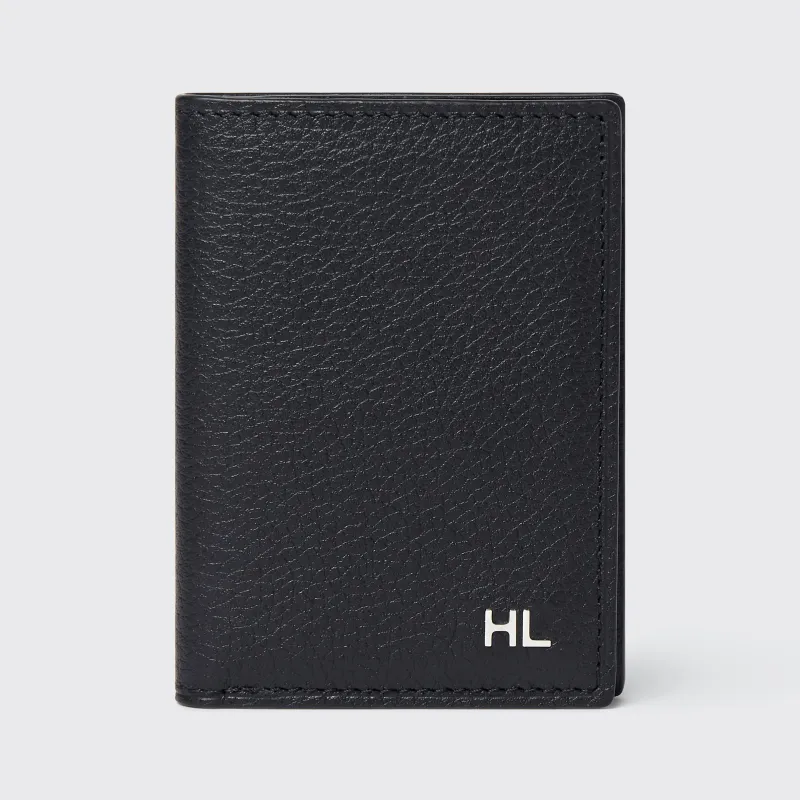 Vertical Card Holder HL Black made by Harry's of London