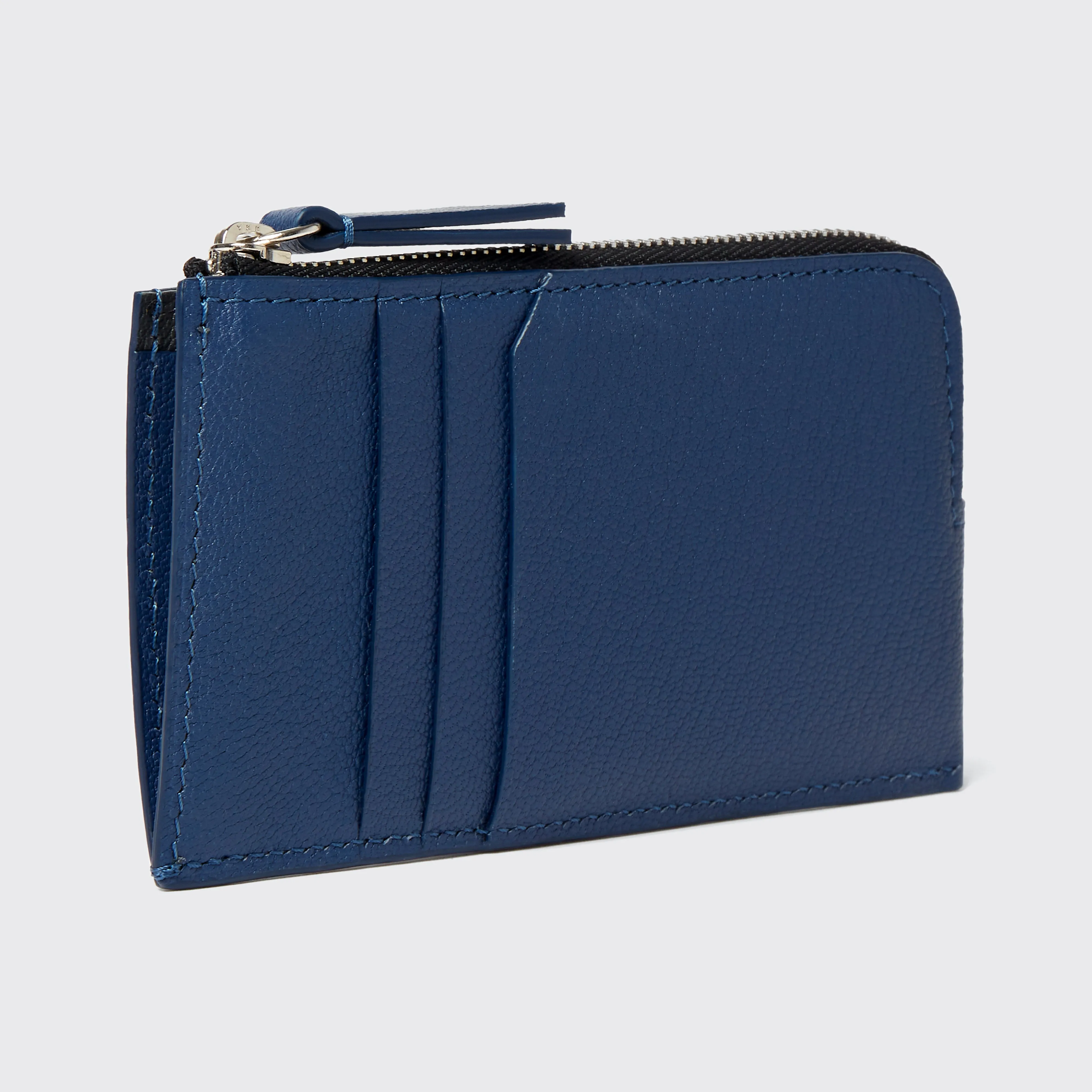 Zipped Card holder Navy sold by Harry's of London product image thumbnail 3