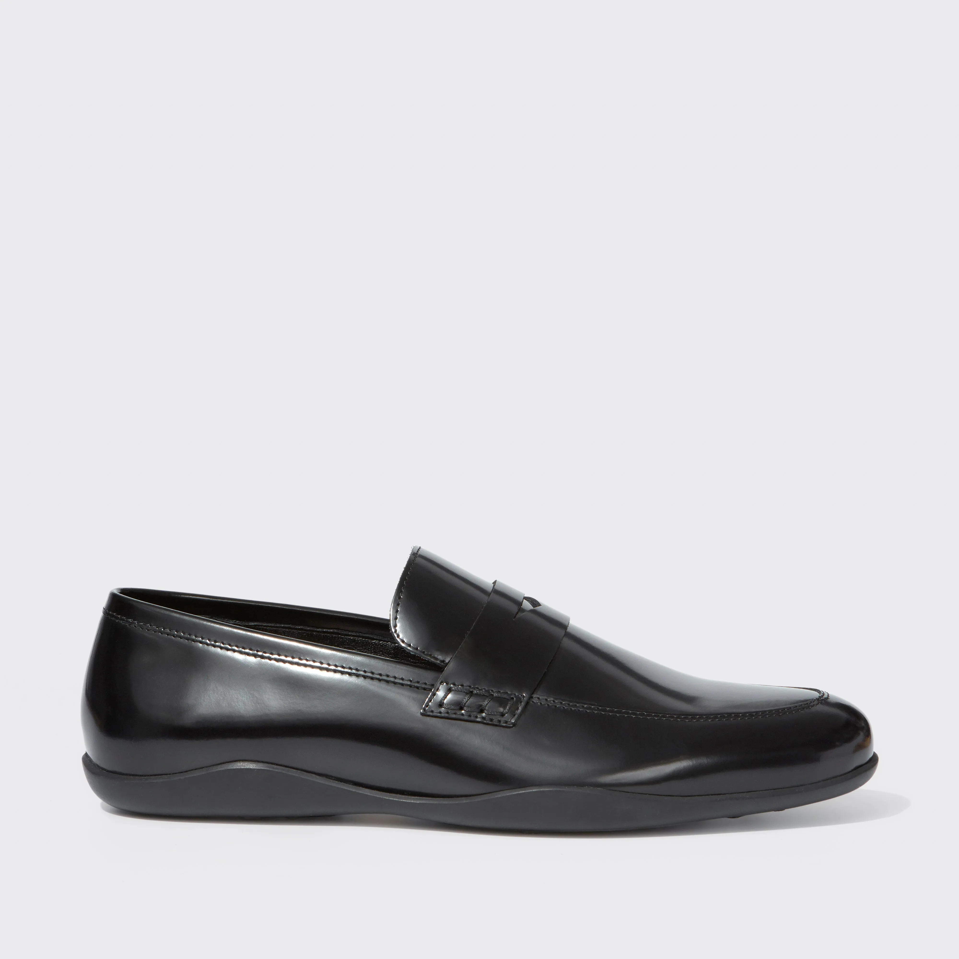 Downing G Gloss Satin Calf Black sold by Harry's of London