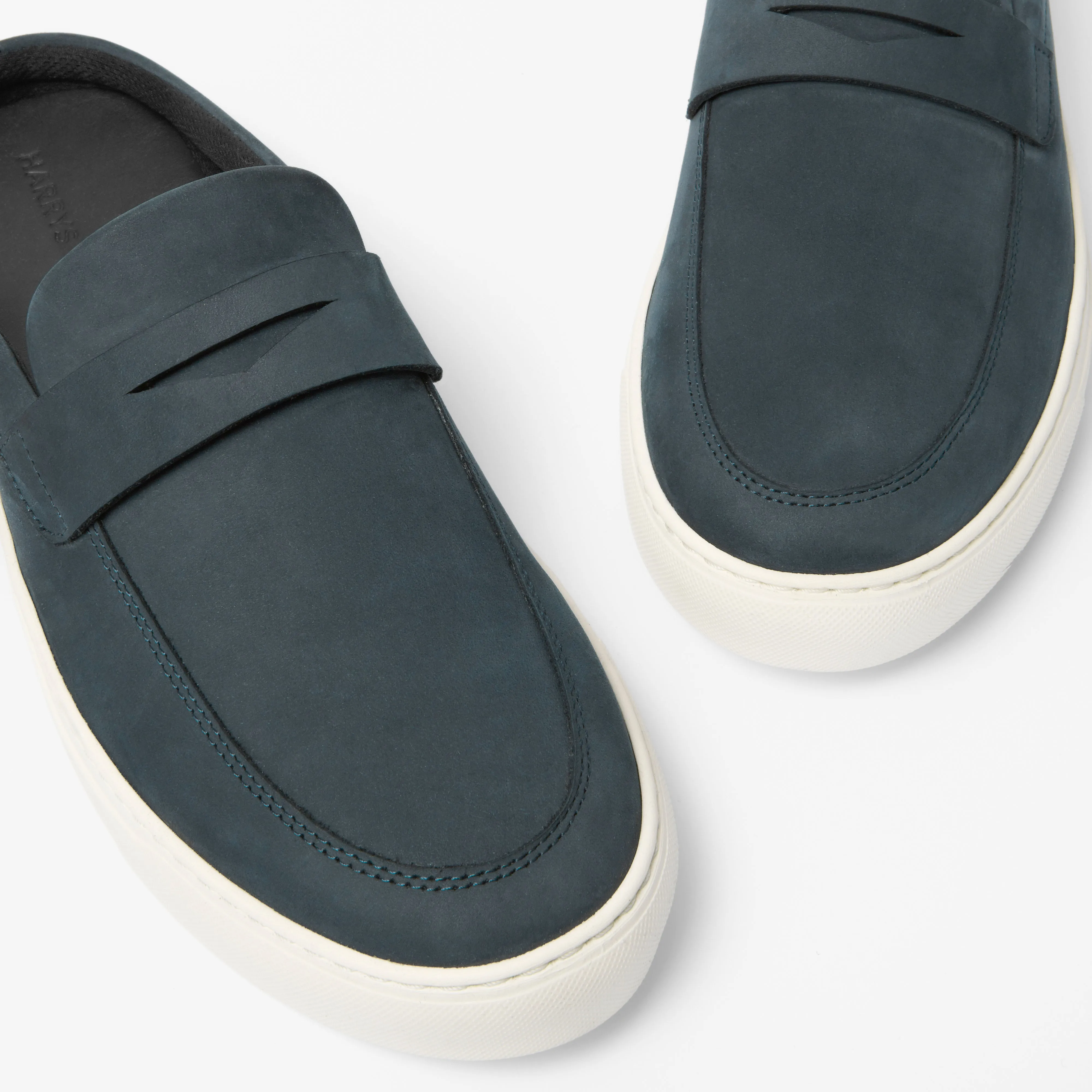 Oriel Nubuck Navy sold by Harry's of London product image thumbnail 5