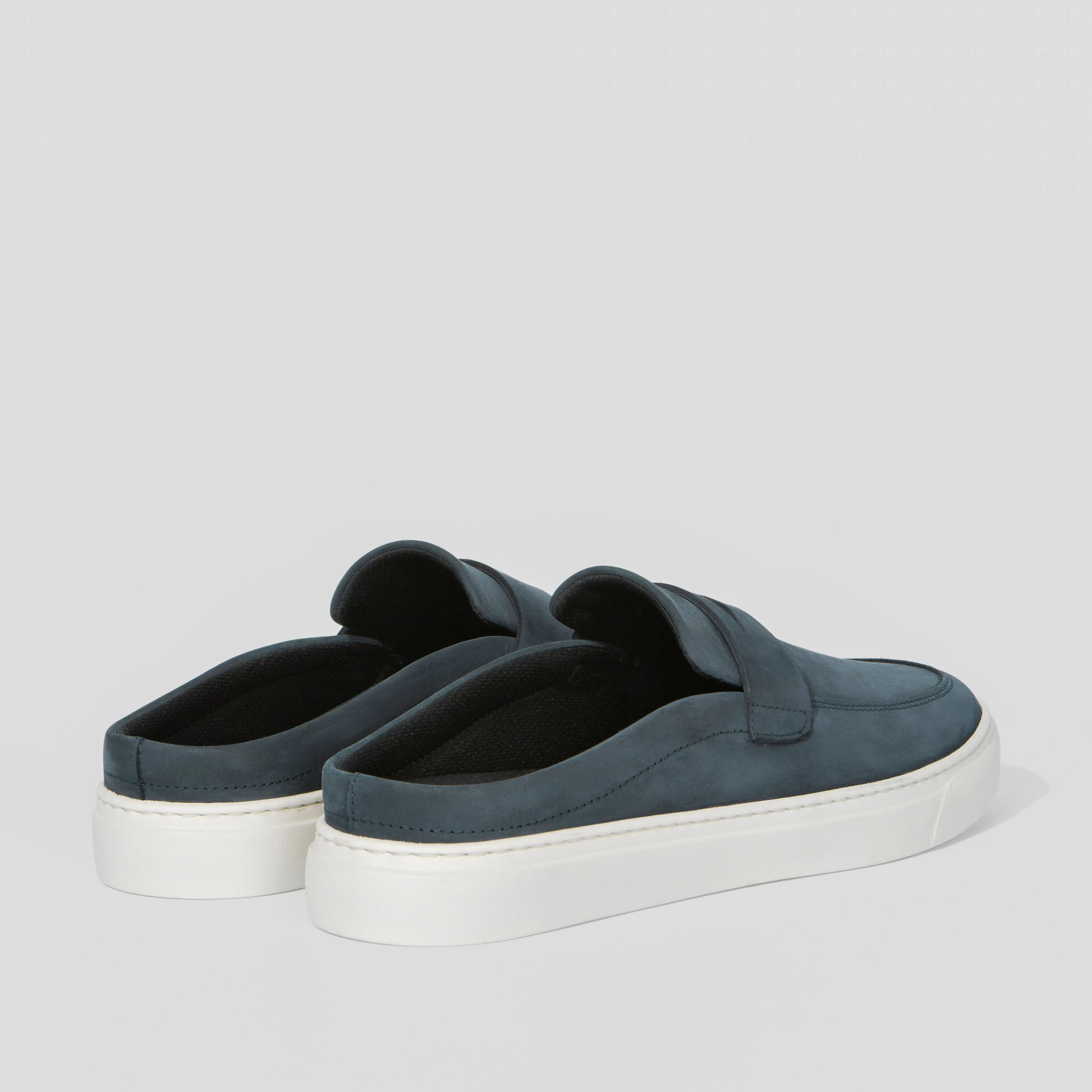 Oriel Nubuck Navy sold by Harry's of London product image thumbnail 3