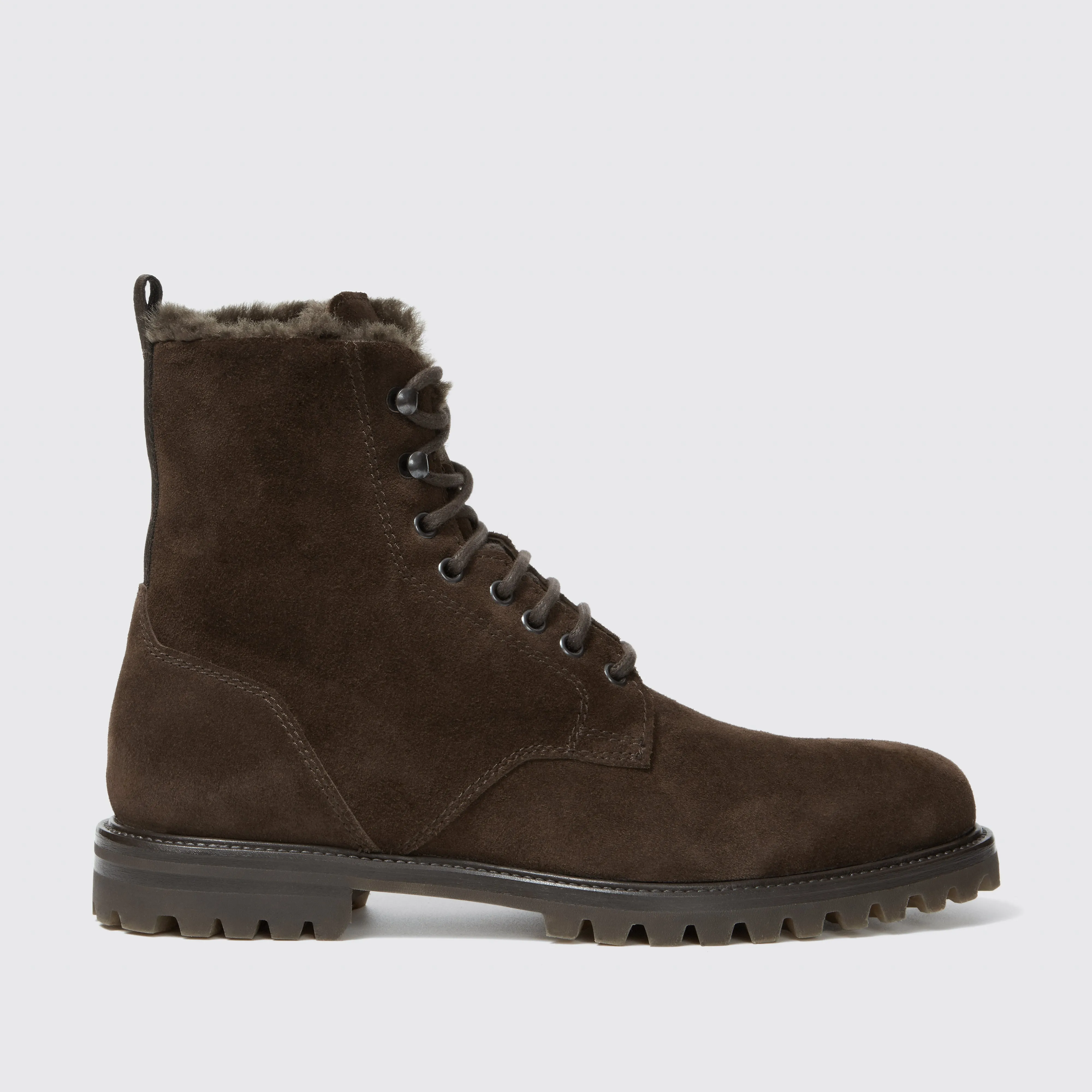 Turbine Velvet Suede Ebony sold by Harry's of London