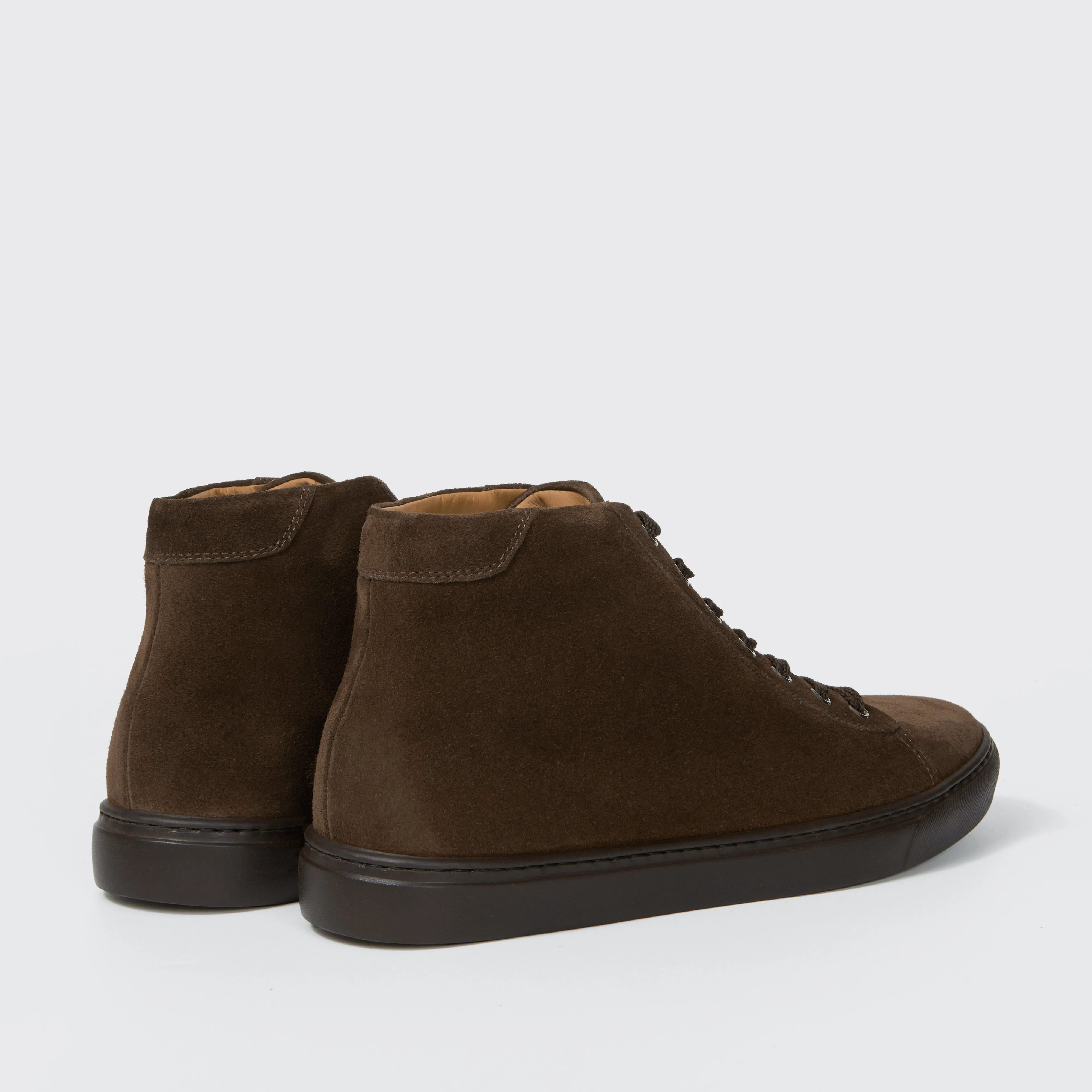 Thomas P High Velvet Suede Dark Brown sold by Harry's of London product image thumbnail 3