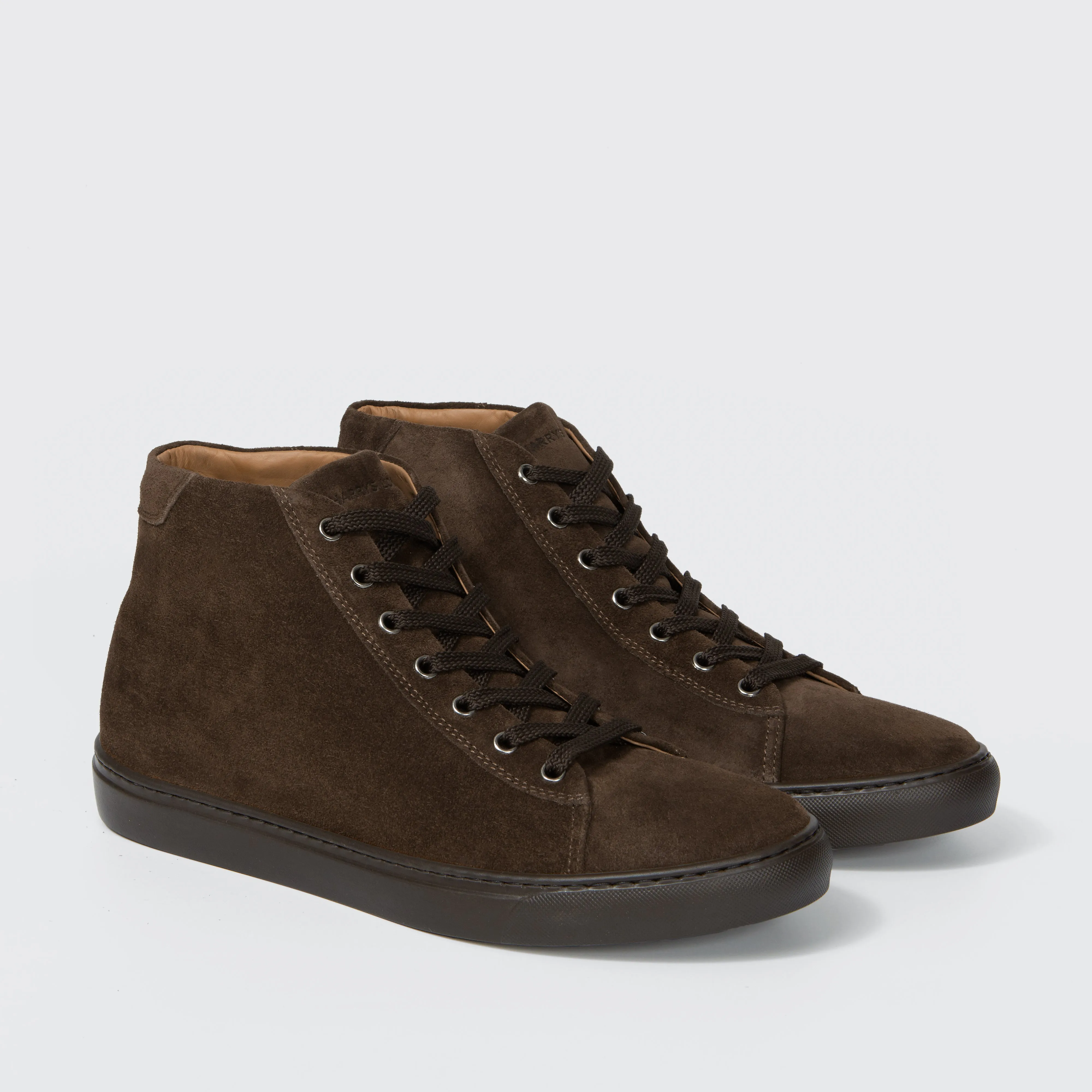 Thomas P High Velvet Suede Dark Brown sold by Harry's of London product image thumbnail 2