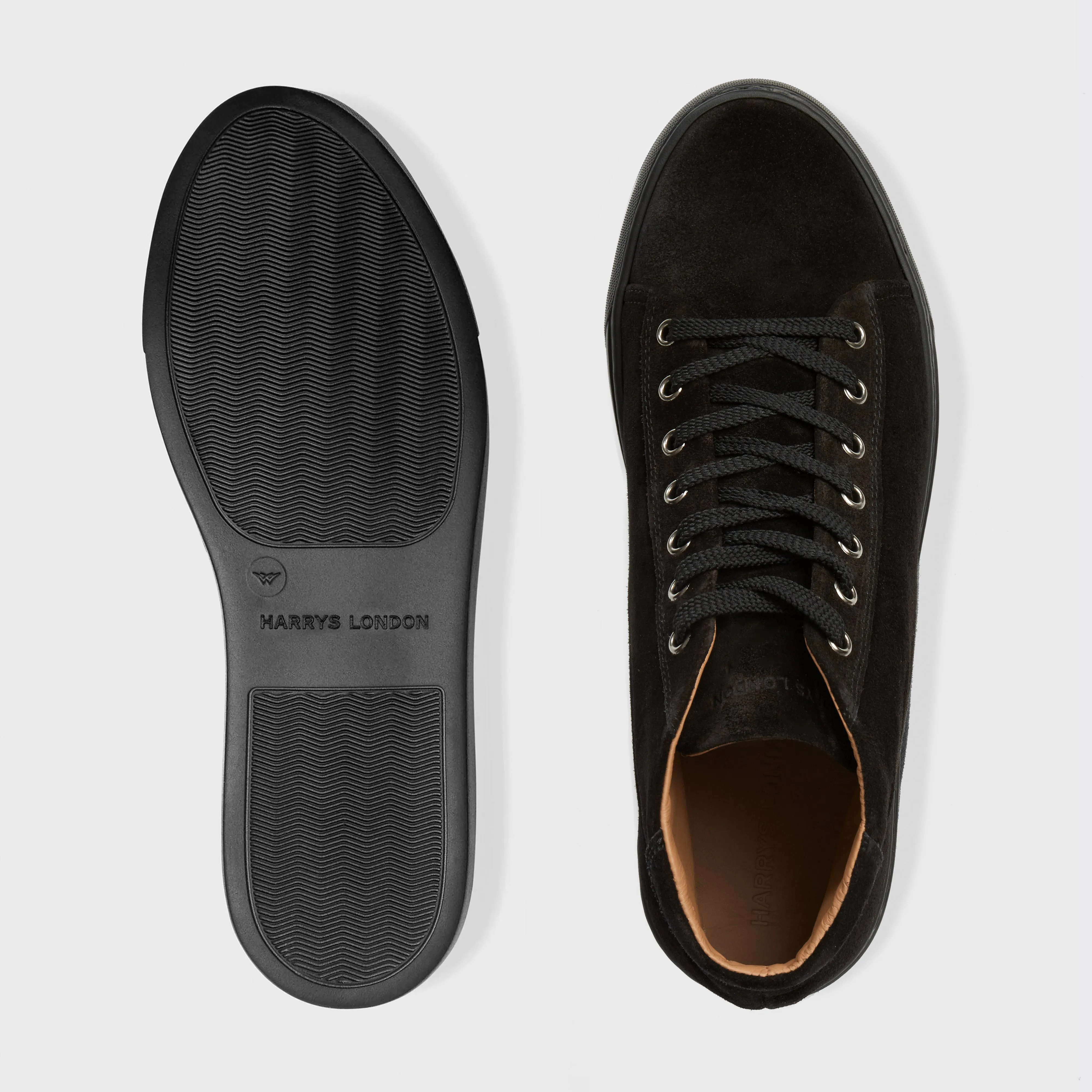 Thomas P High Velvet Suede Black sold by Harry's of London product image thumbnail 4