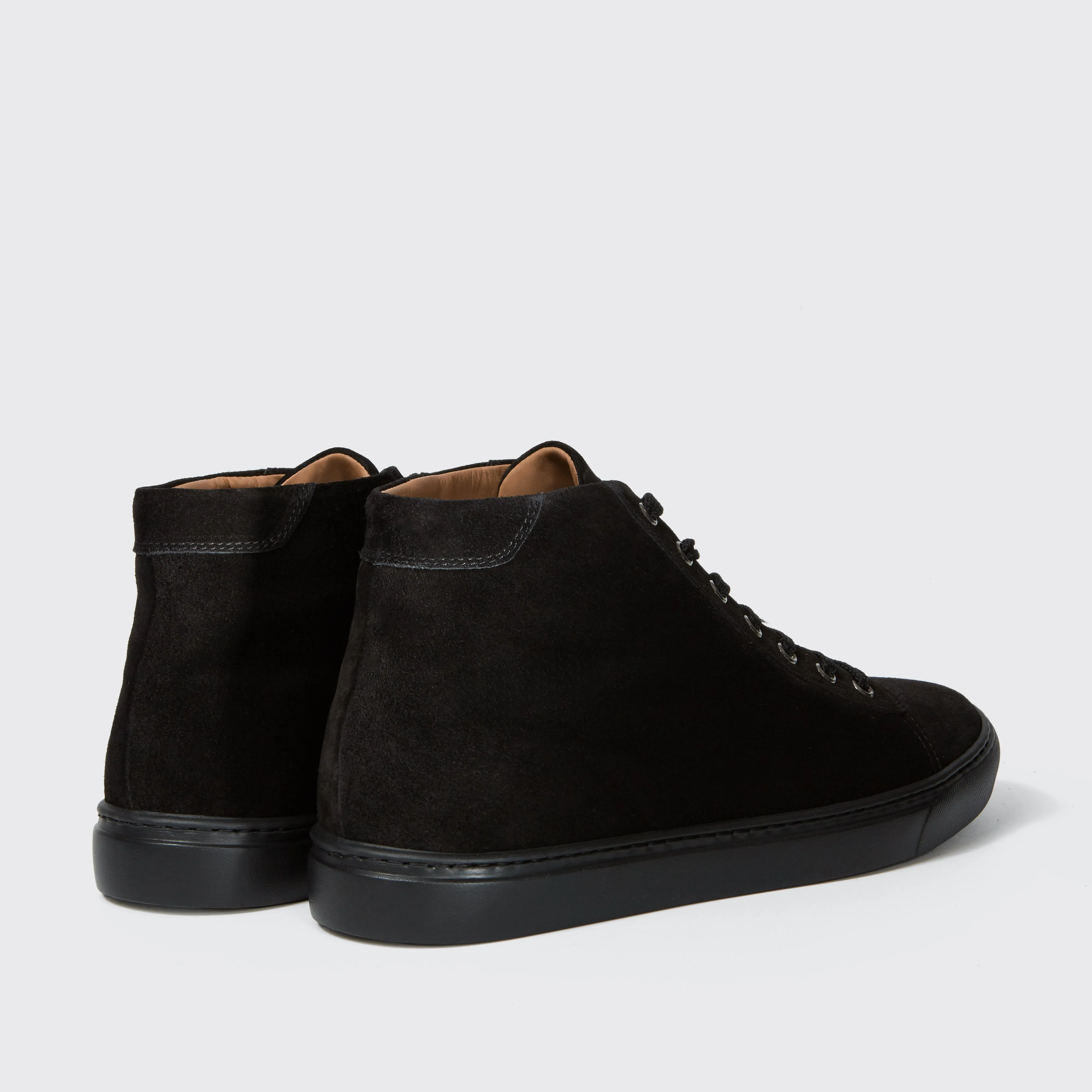 Thomas P High Velvet Suede Black sold by Harry's of London product image thumbnail 3