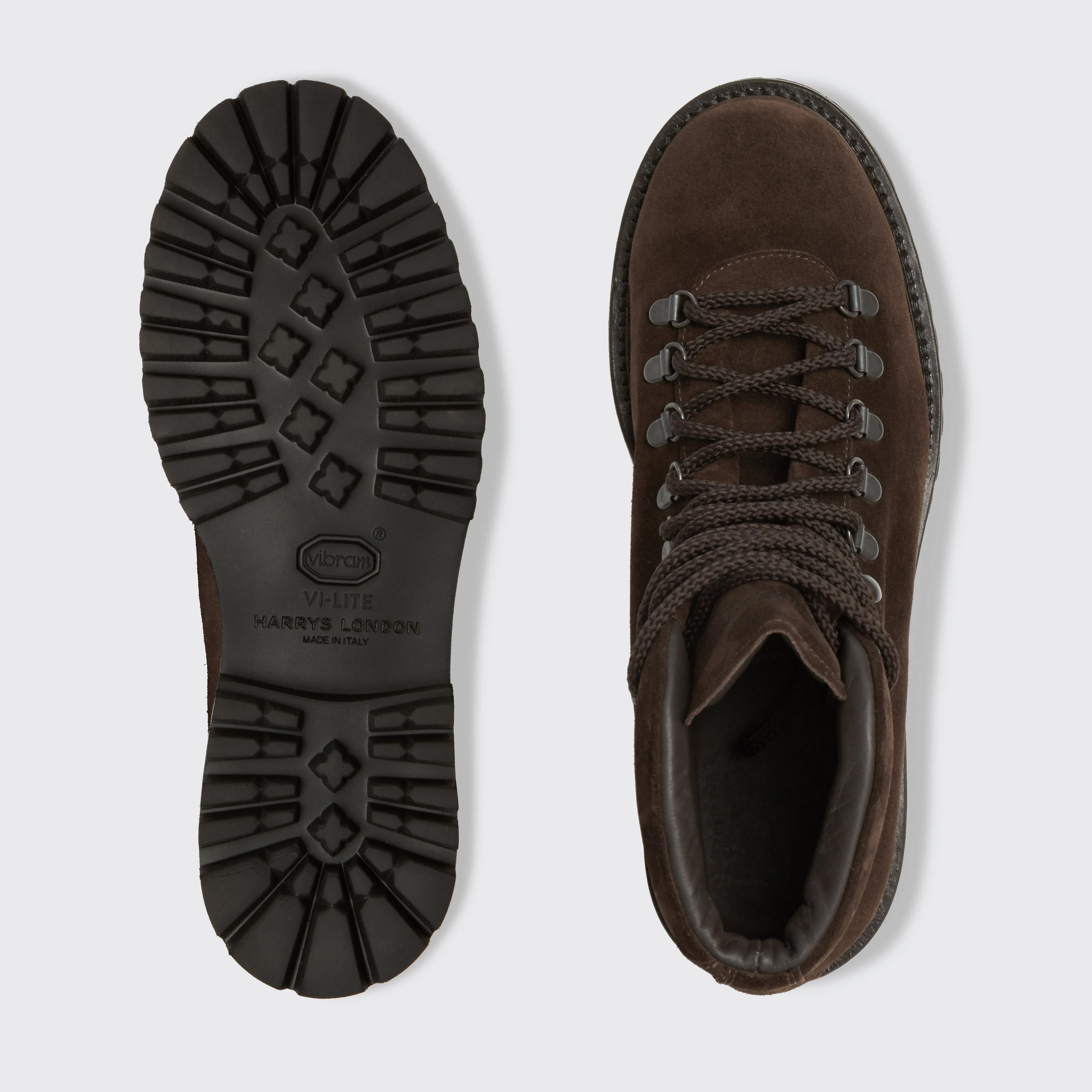 Halkin Velvet Suede Dark Brown sold by Harry's of London product image thumbnail 3