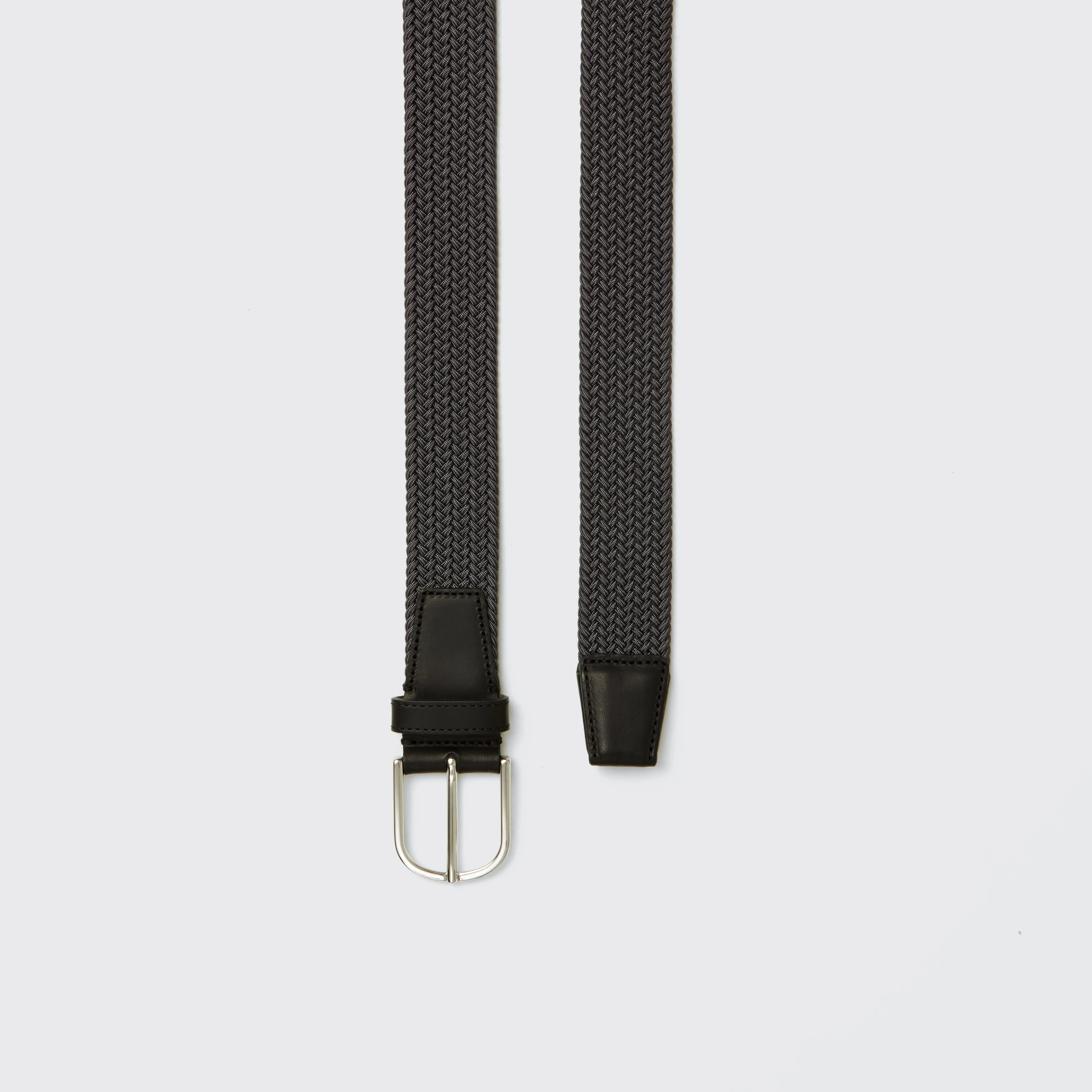 Woven Belt Rayon Charcoal 35mm sold by Harry's of London product image thumbnail 2