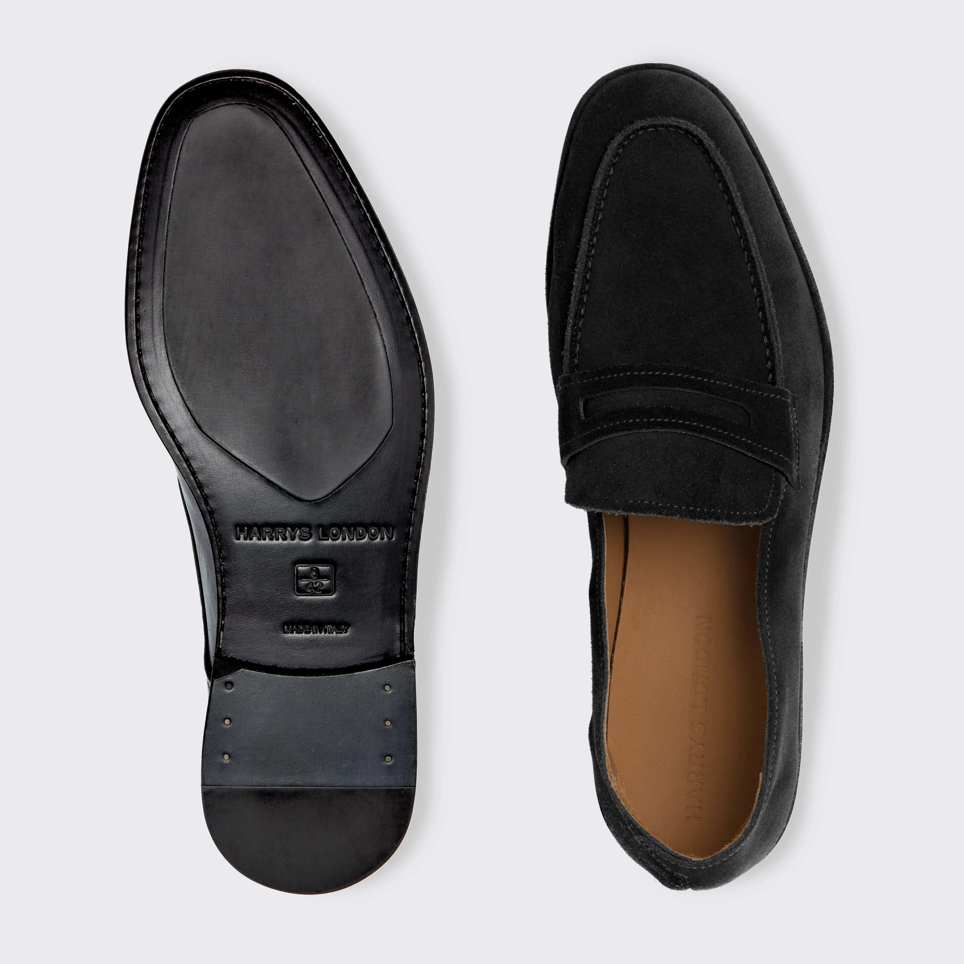 Windsor Velvet Suede Black sold by Harry's of London product image thumbnail 4