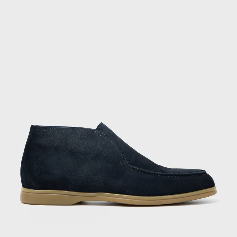 Tower Suede Dark Navy sold by Harry's of London