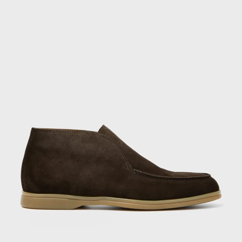 Tower Suede Dark Brown sold by Harry's of London