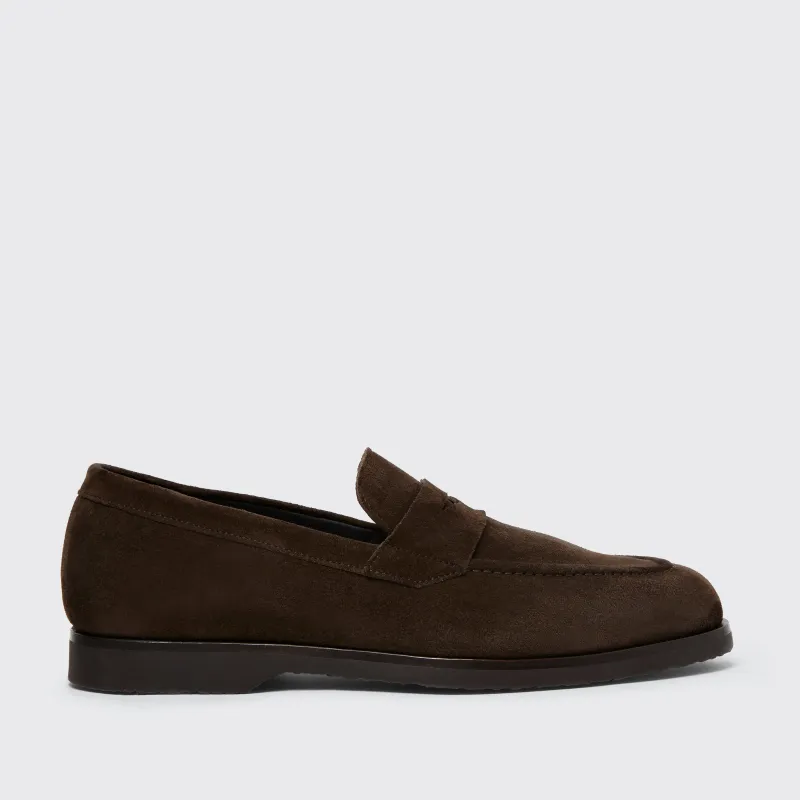 Beck G Suede Espresso sold by Harry's of London